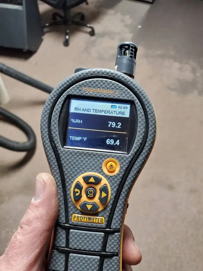 Moisture meter humidity assessment for Mold Remediation & Removal in Benton